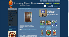 Desktop Screenshot of decorative-films-by-maryanne.com